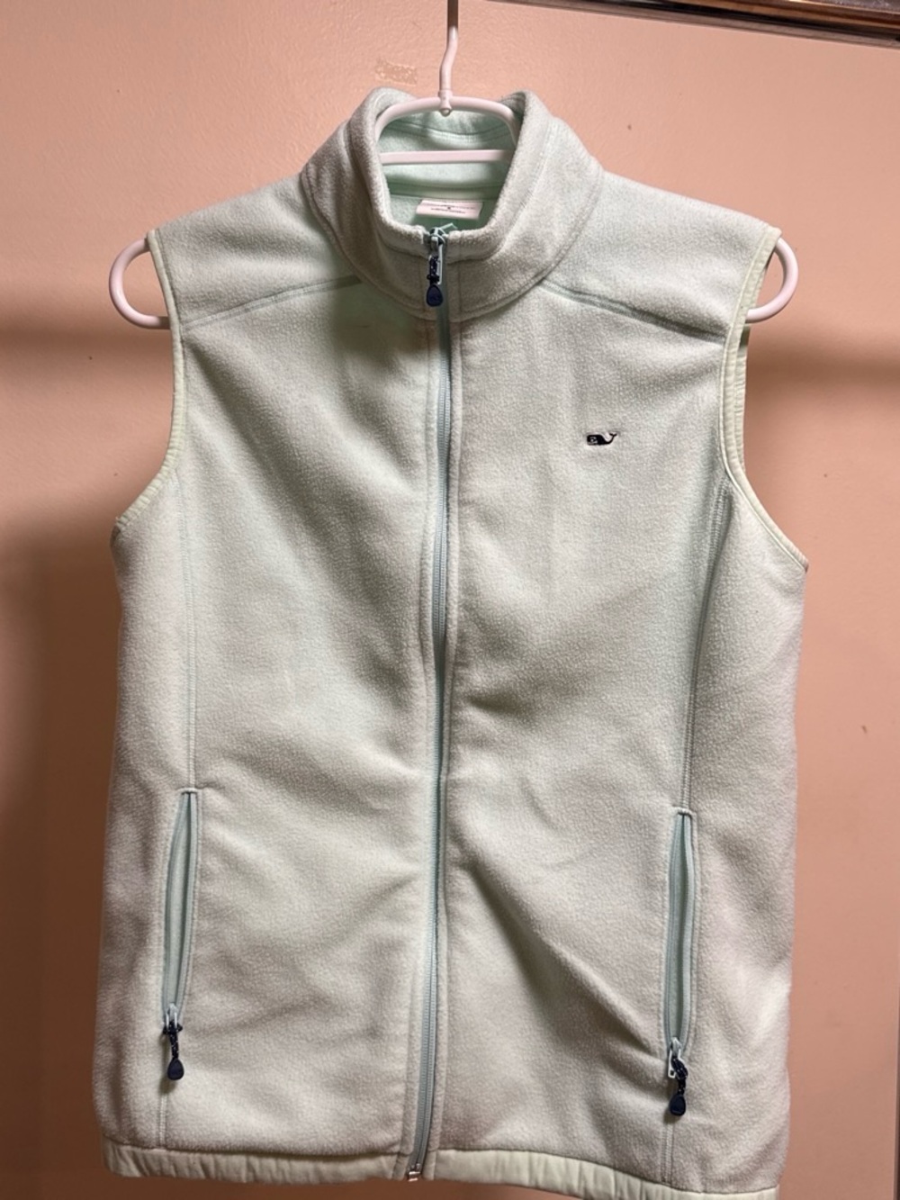Vineyard Vines women (S) Light Mint Fleece Vest